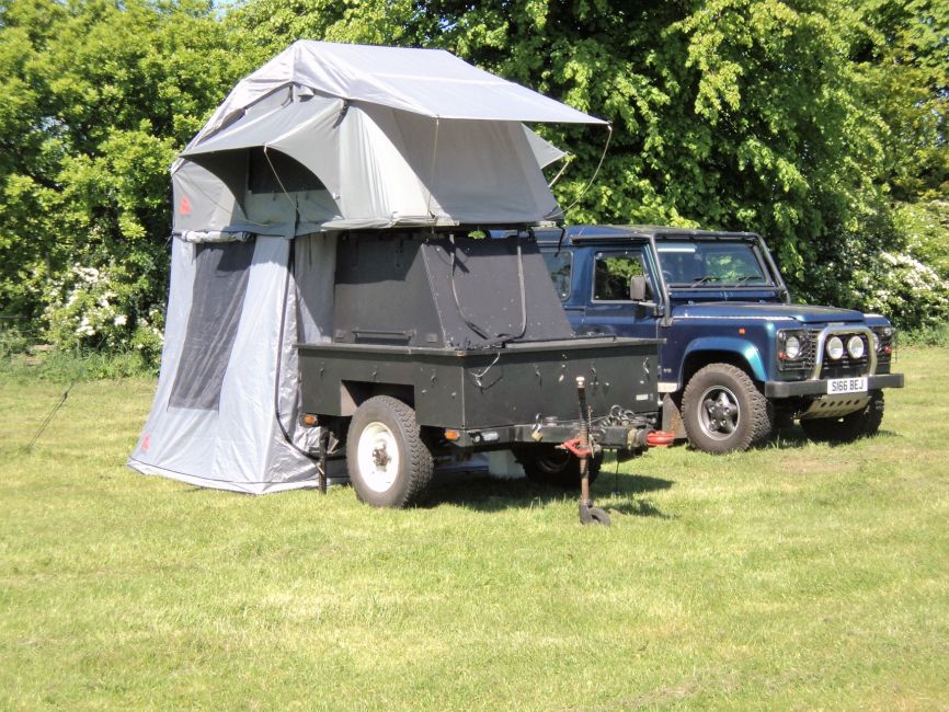 DEFENDER2.NET - View topic - [Sold] Sankey Camping Trailer & Roof Tent